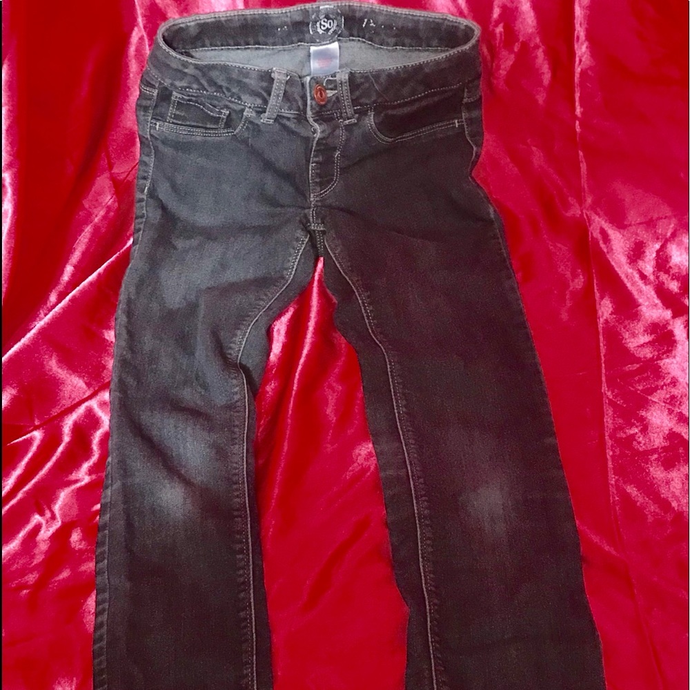 SO girls size 10 adjustable jeans